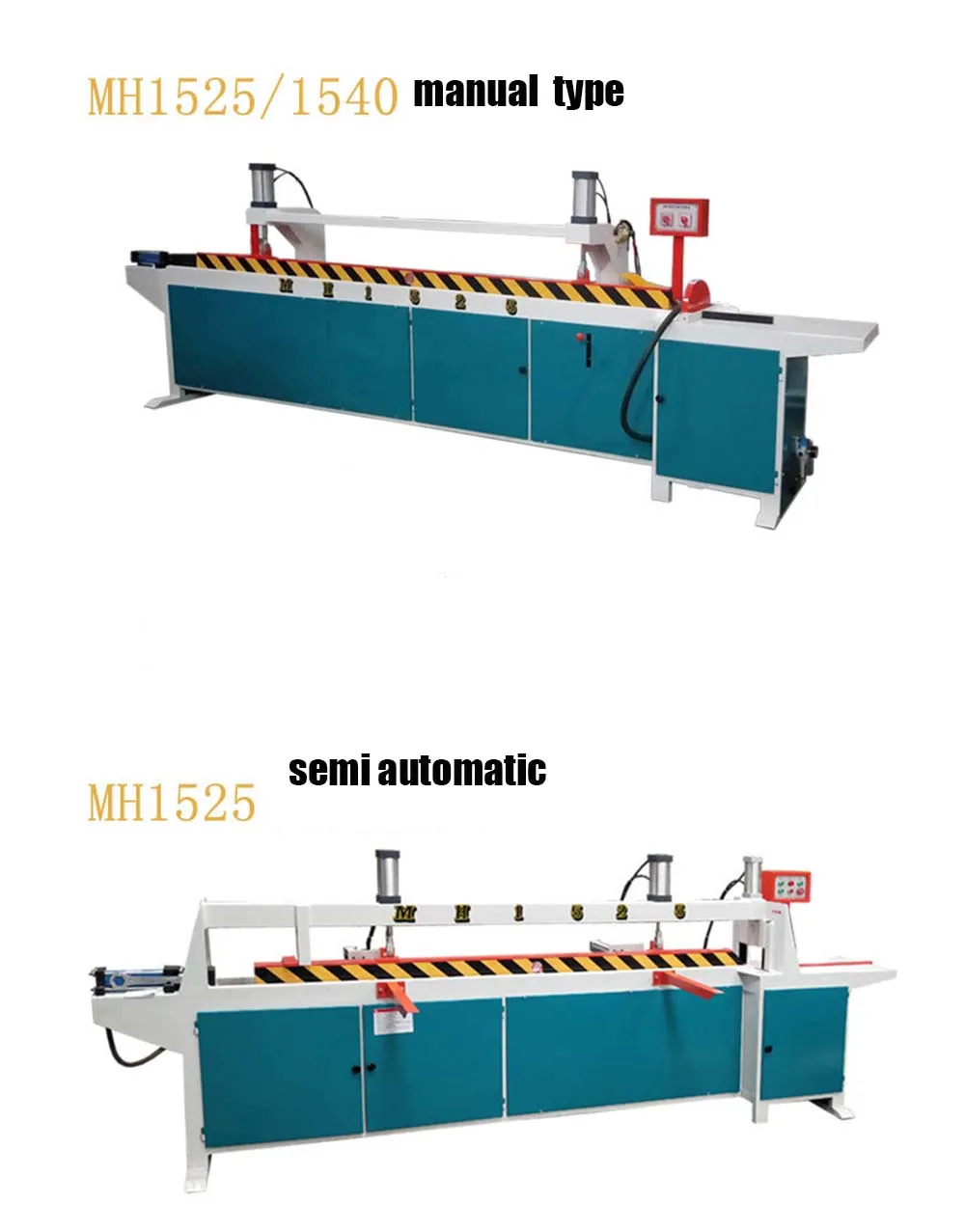 MH1525 2500mm Manual Finger Joint Press Machine for Wood Board Assembly Press Finger Jointer