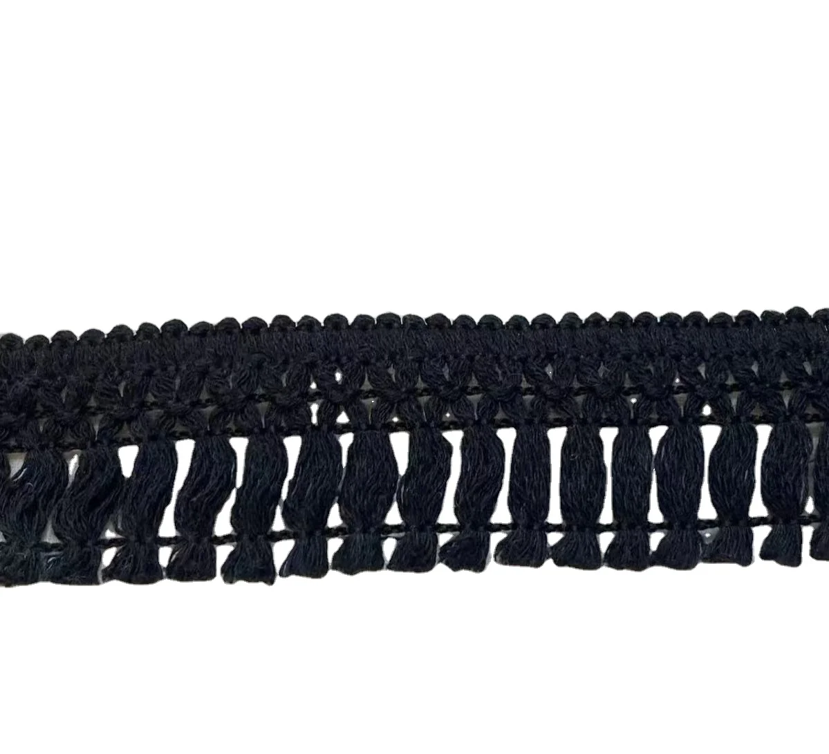 High Quality Garment Accessories Custom 3.5CM Boho Macrame Cotton Lace Trim For Clothing Curtain Diy Decorative