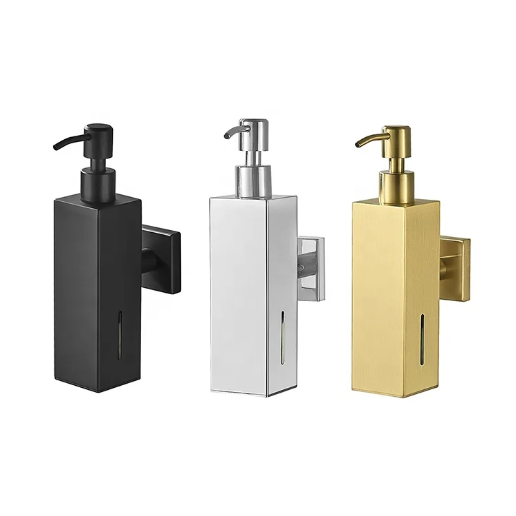 Stainless Steel Wall Mounted Liquid Soap Dispenser For Bathroom