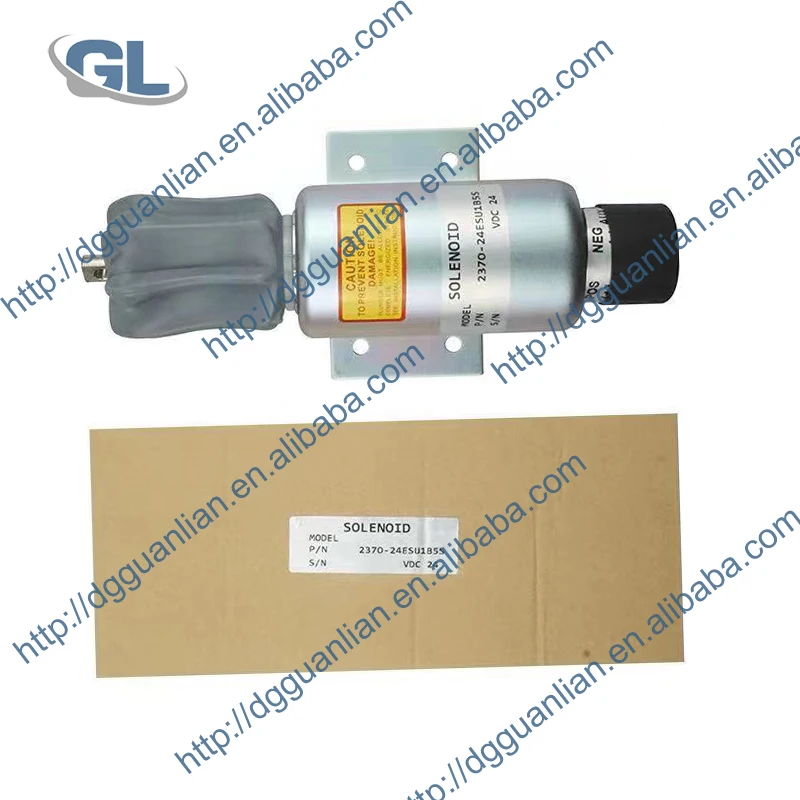 24V Stop Solenoid Valve 2370-24ESU1B5S for Mitsubishi S12R S16R SR Series Engine