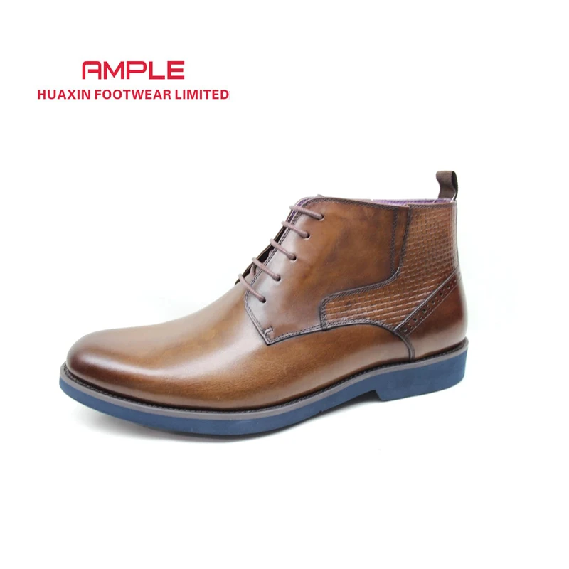 
Brown leather boot leather work boots leather boot shoes for men 