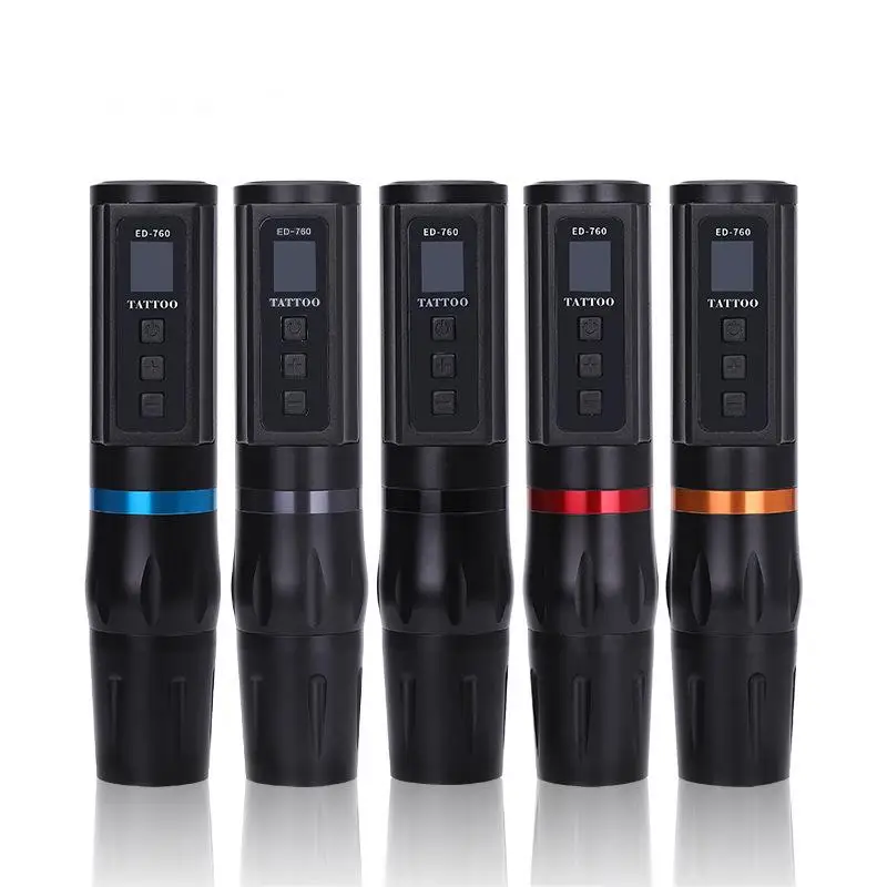 Hot Selling Wholesale Tattoo Machine LED Display Coreless Motor High Quality Electric Wireless Tattoo Machine Pen 