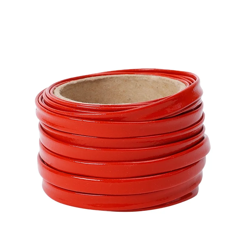 Electrical Insulation Material Class H Red White Heat Resistant Insulating Silicone Rubber Fiberglass Sleeve