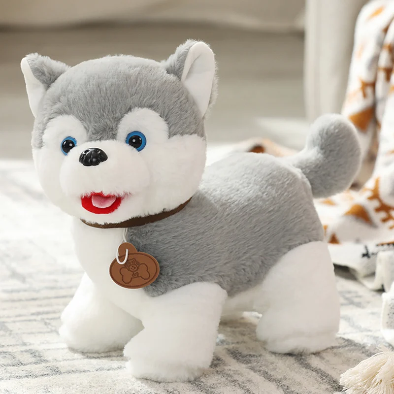 factory direct popular lovely stuffed&plush dogs Husky Corgi Shiba Poodle Teddy Bichon Toys