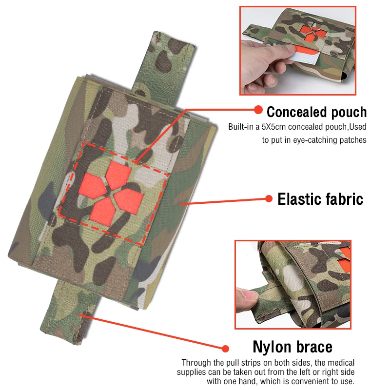 Микро Камуфляжный охотничий набор IDOGEAR Multicam медицинская сумка для выживания экстренных травм тактическая оказания