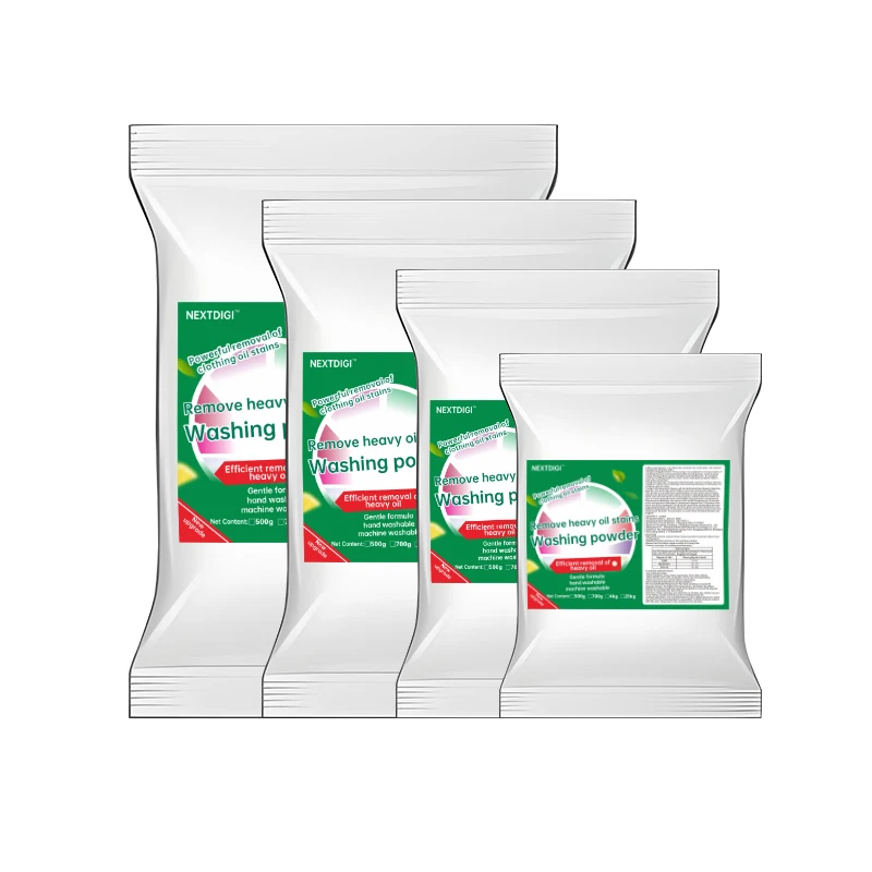 NEXTDIGI Wholesale Strong-Cleaning Laundry Detergent Powder 700g*4 Effectively Removes Stubborn Stains and Machine Oil