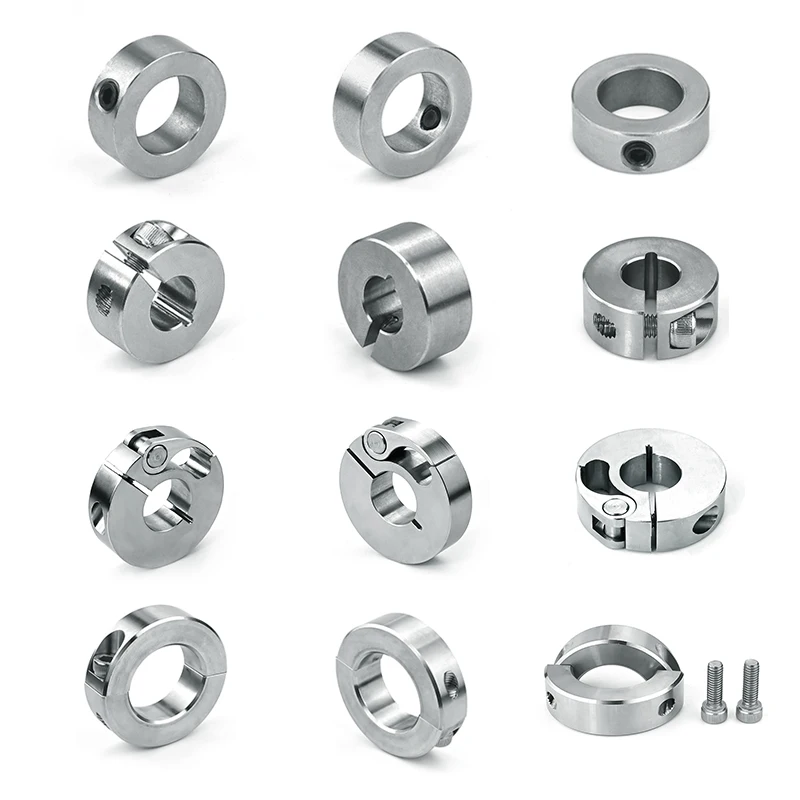 Fixing ring Collar Set screw Shaft Collar type Open type Separate type Hinge Style Factory direct sale