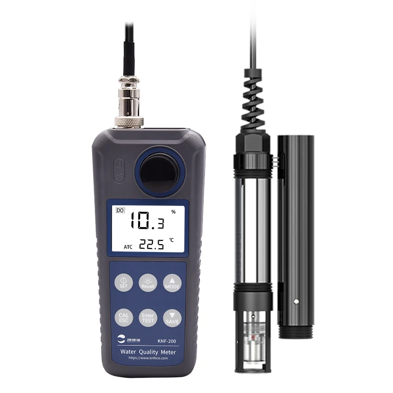 KNF-200 Six in one water quality analyzer PH DO nitrite NH3-N Independent DO probe Aquaculture detector
