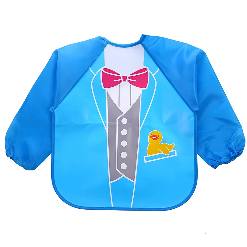 Feeding Baby Bibs Waterproof Bandana Cute Full Sleeved Bibs for Baby Girl Bib Saliva Boy Burp Cloths Newborn Feeding Accessories