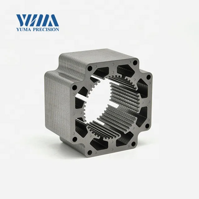 Factory outlet NEMA24 large Stepper motor rotor and stator laminated iron core stamping for Textile machine motor core