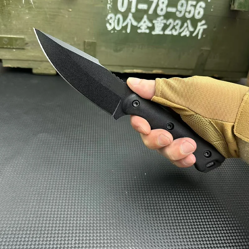 New High Quality Fixed Blade Small Bushcraft Survival Hunting Utility Knife with Sheath