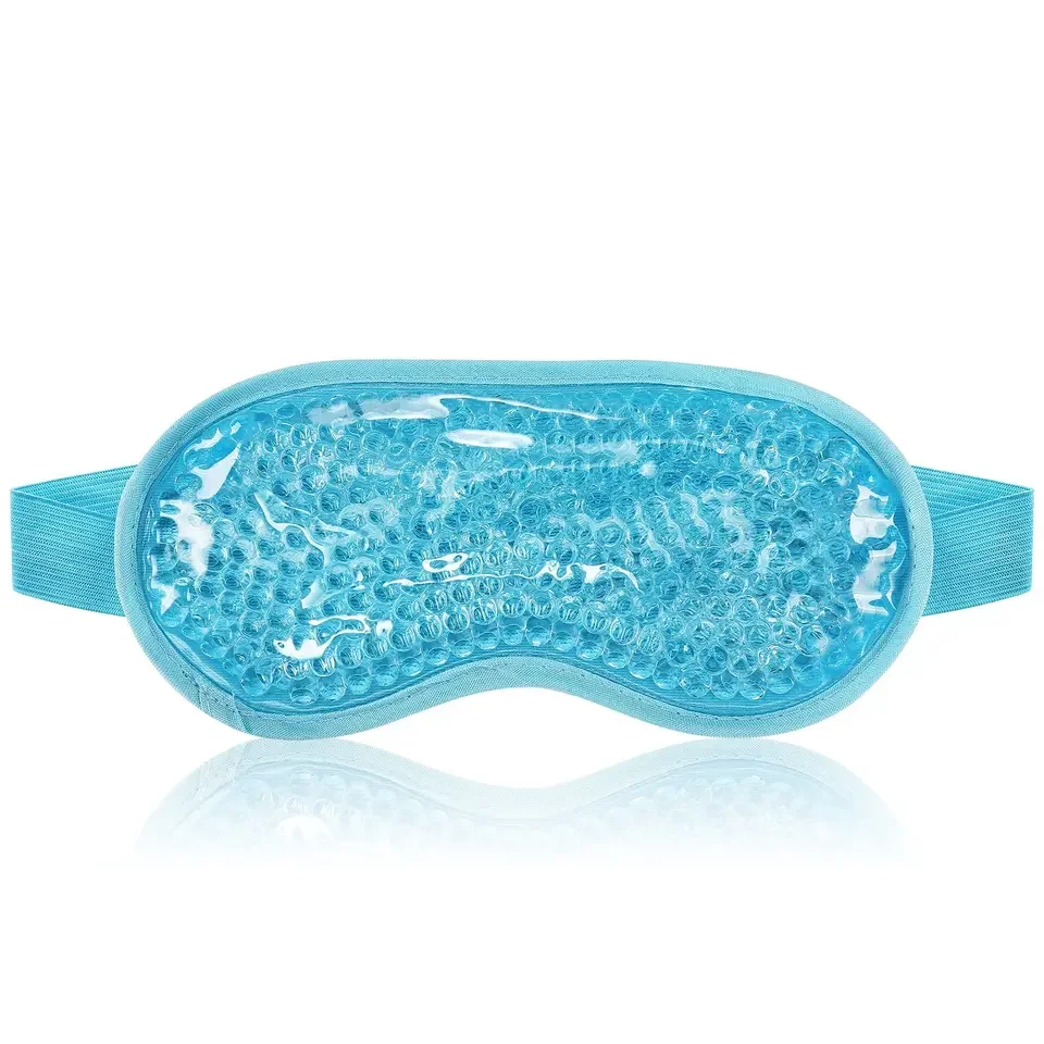 Custom Reusable Eyepads Gel Bead Eyepatch Cold Pads Large Patch Eyemask Cooling Eye Mask