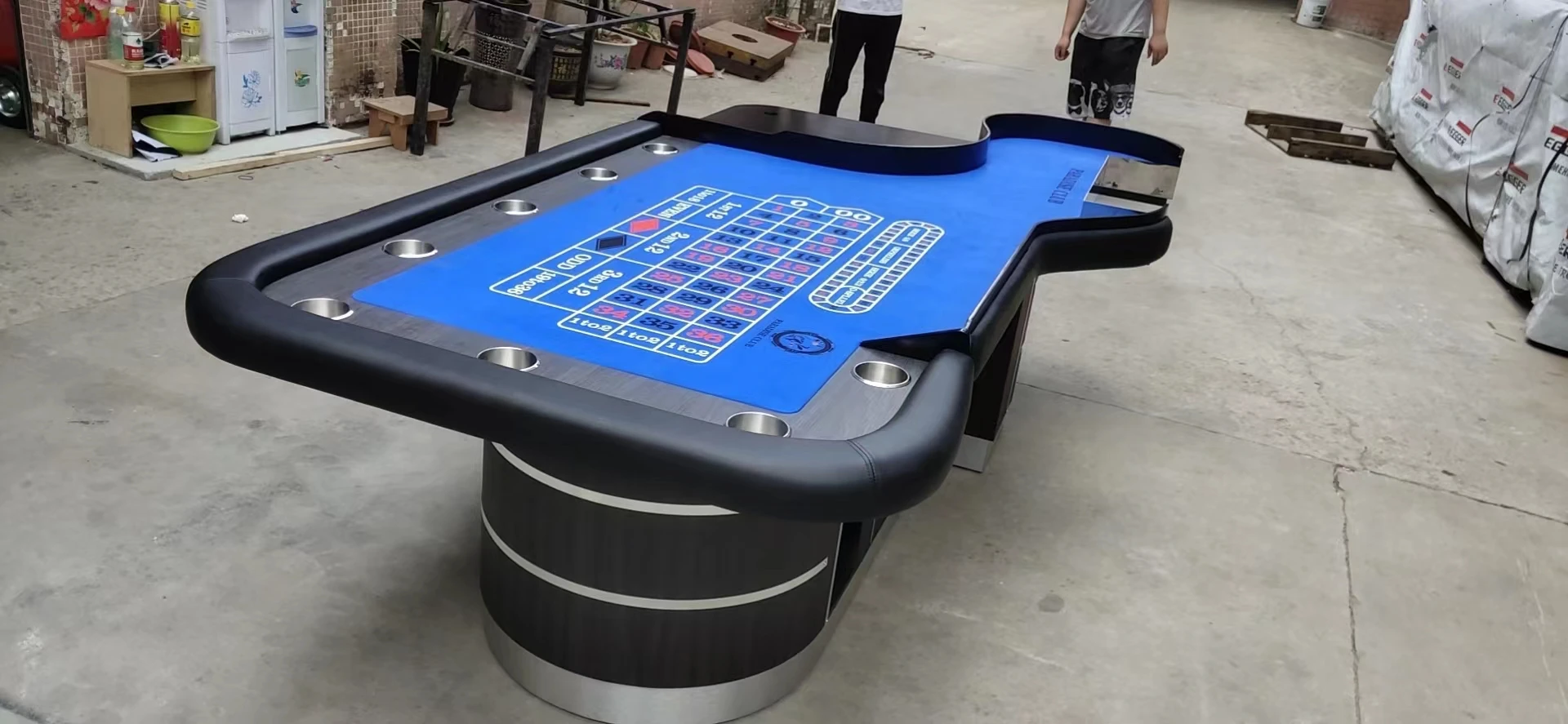 Factory Hot Sales Roulette Table Casino Games Custom Roulette Gambling Table For Entertainment