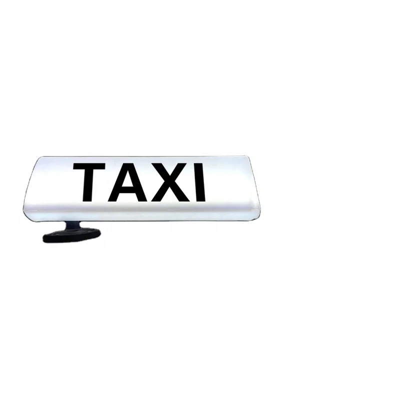 Factory outlet high quality PP plastic led light source white taxi top light (printing customize)