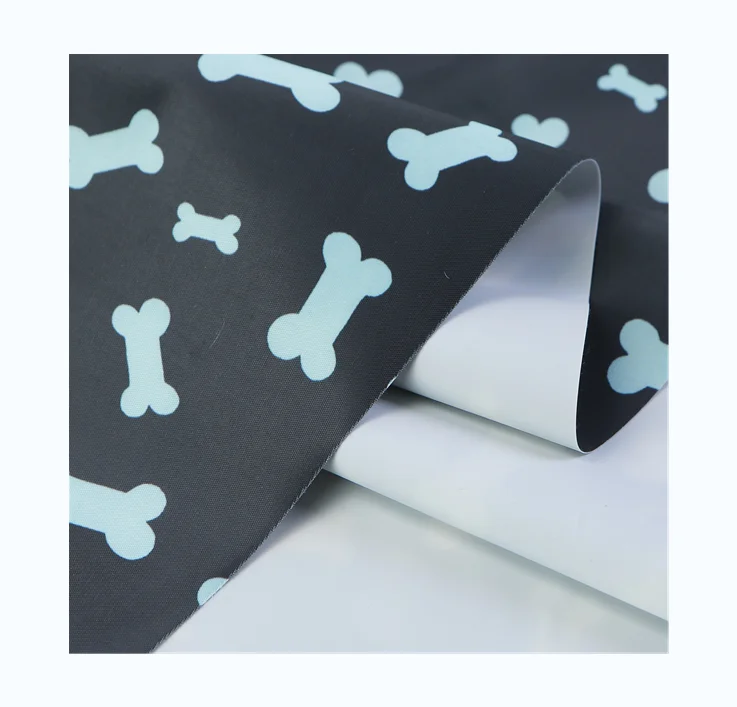 Hot Selling 190T Polyester Taffeta + PVC Waterproof PVC Coated Fabric For  Cooling Pad