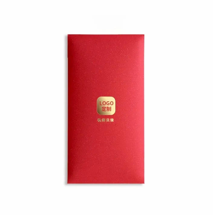 Manufacture Custom New Year Pearl Paper Red Pocket Packet Envelope Printing