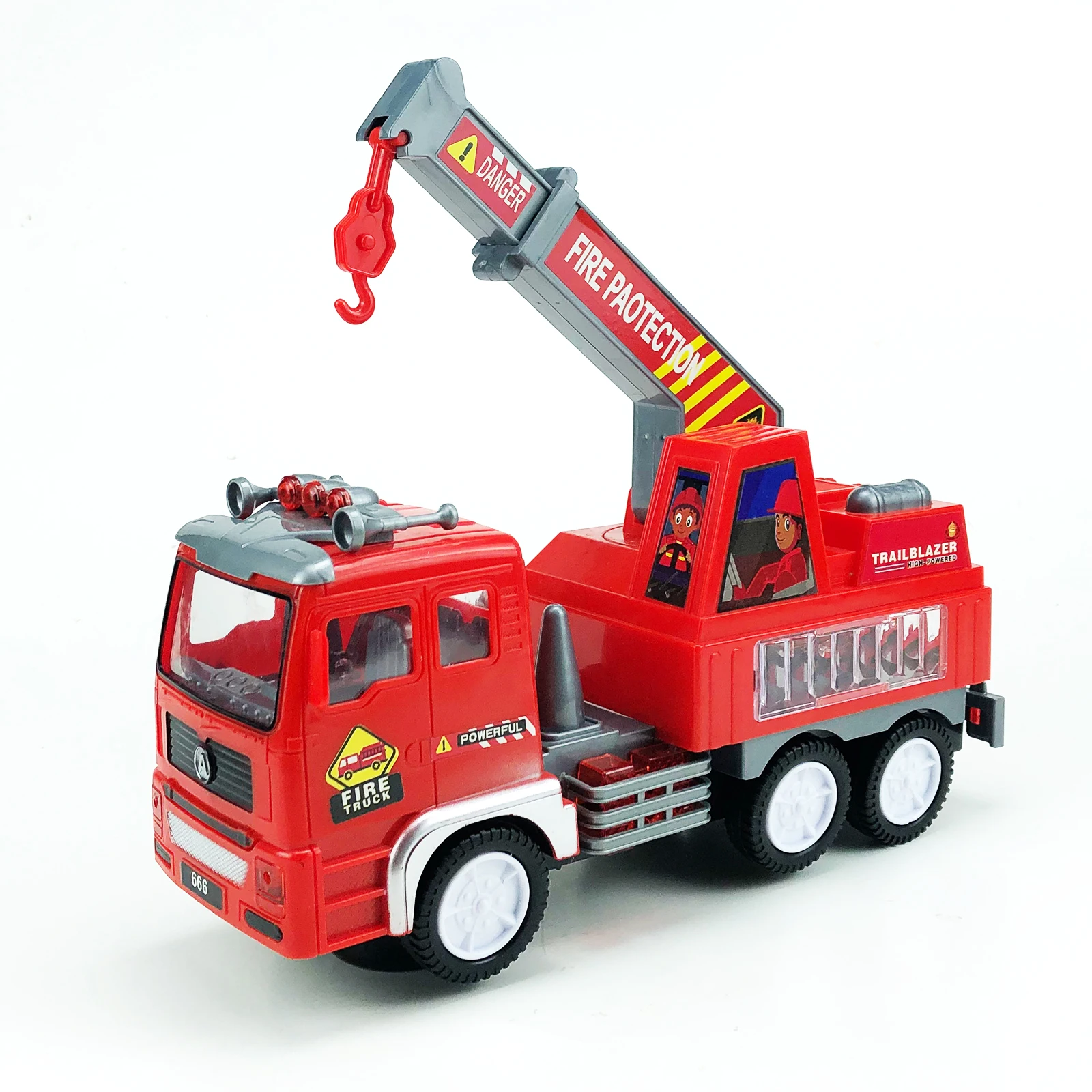 New 1:18 Electric car Construction crane toys telescopic crane toy with light