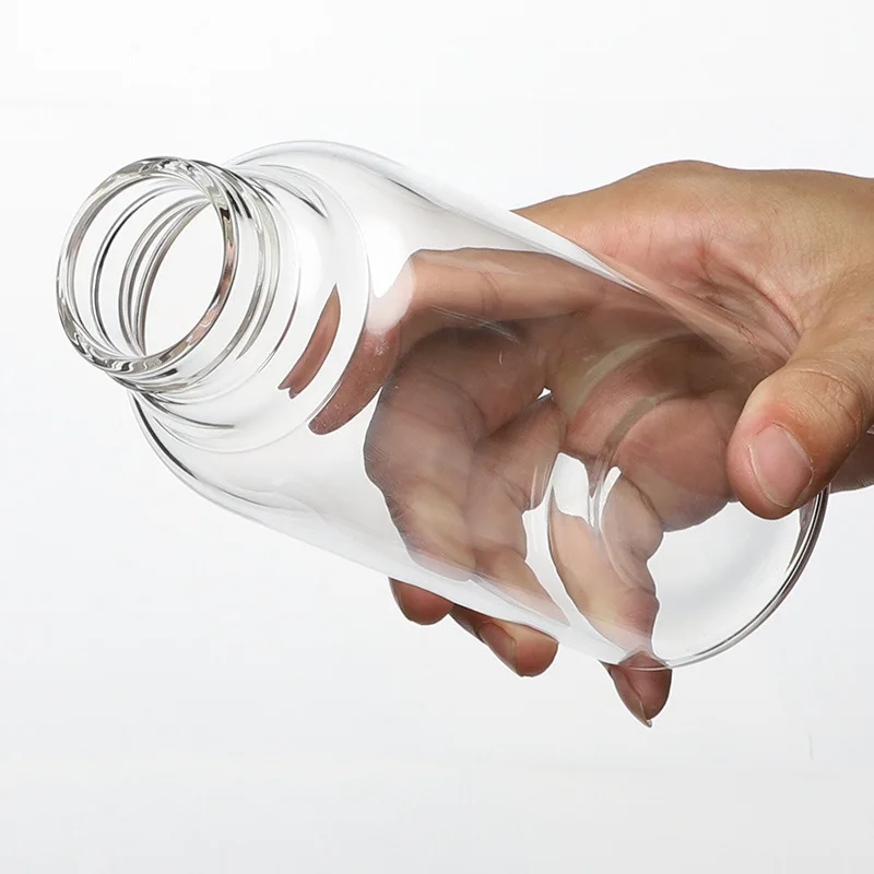 Factory Wholesale Custom Borosilicate Glass Tumbler Glass Water Bottle With Straw Silicone Sleeve Bamboo Lid