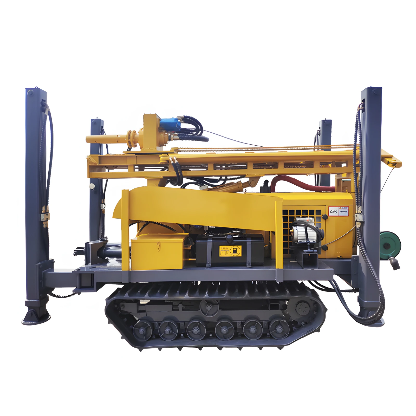 100m Depth Capacity High-efficiency  diesel Water Well Drilling Rig Drill Rig for Water Wells