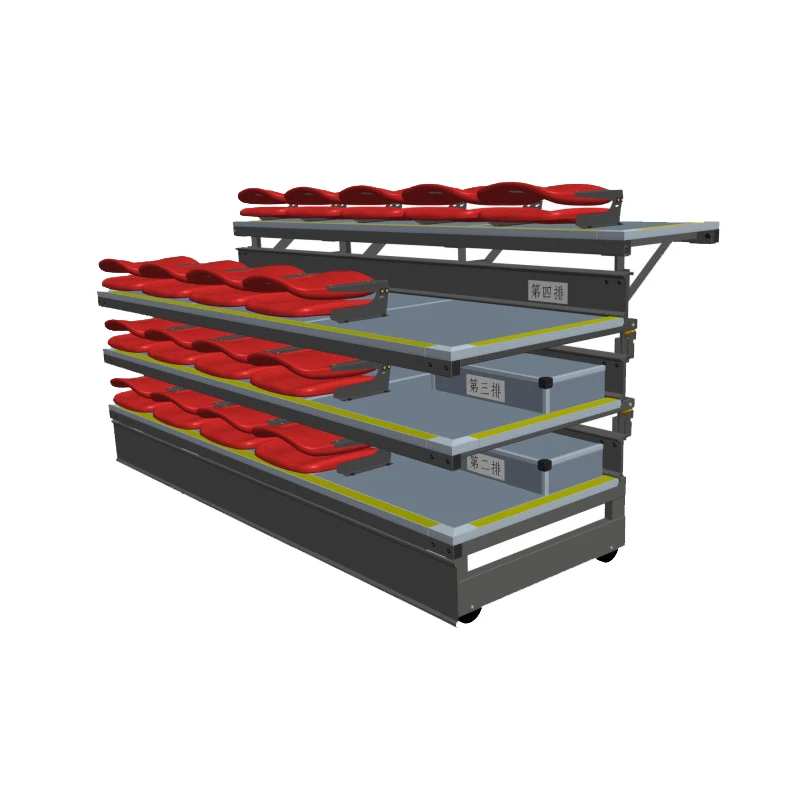 Yourease retractable bleachers system plastic  folding seats for stadium
