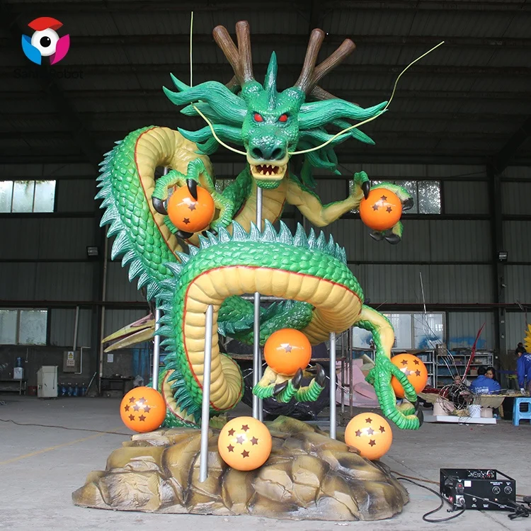 Playground Decoration Attractive Life Size Animatronic Fairy Dragon