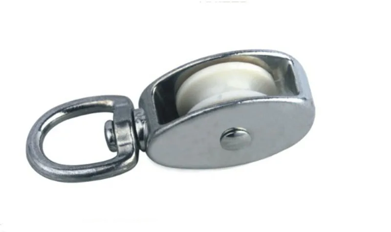 Pulley Zinc Alloy Double Wheel Pulleys /Double Rigid Eye Pulley