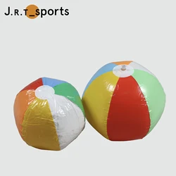 Rainbow Custom Party Games Water Beach Toy Bulk Inflatable Pool Balls for Kids