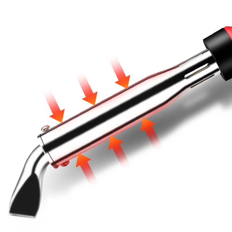 high quality temperature controlled soldering iron ceramic heaters portable soldering gun iron with suction soldering tips 200W