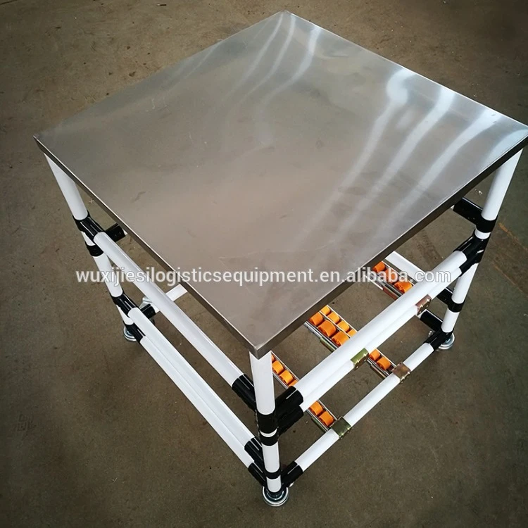 metal plate skate wheel trolley ,plastic skate wheel flexible conveyors