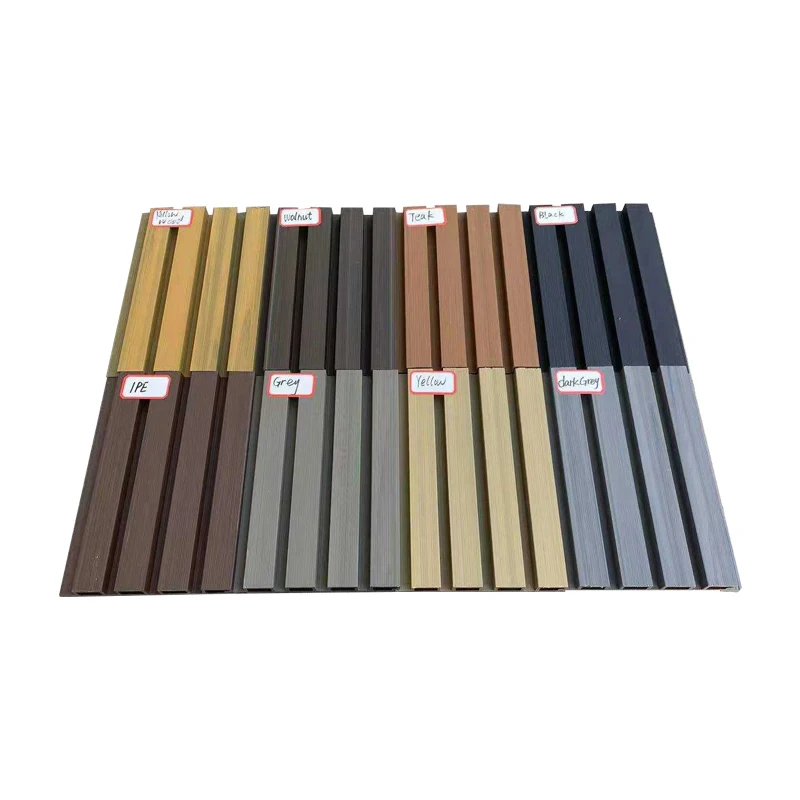 Weatherproof High Quality Wood Plastic Composite PVC Wall Siding/WPC Wall Wood Texture WPC Wall Cladding/WPC Wall Panel Outdoor