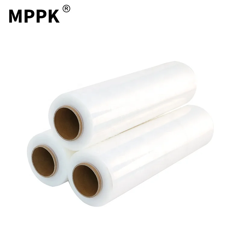 Rain Resistant High Tensile Strength Industrial Cling Film 0.02mm thick Pallet PE Stretch Film