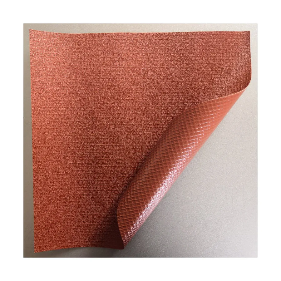 ПВХ брезент холодный ламинированный блок с тиснением 580GSM 1000D * 9*9 1 58 M 50M/R огнестойкий