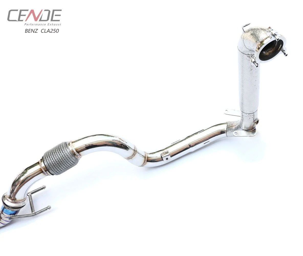 CENDE Active Sound Sport Titanium Catback Exhaust for Mercedes Benz CLA250 exhaust 2014