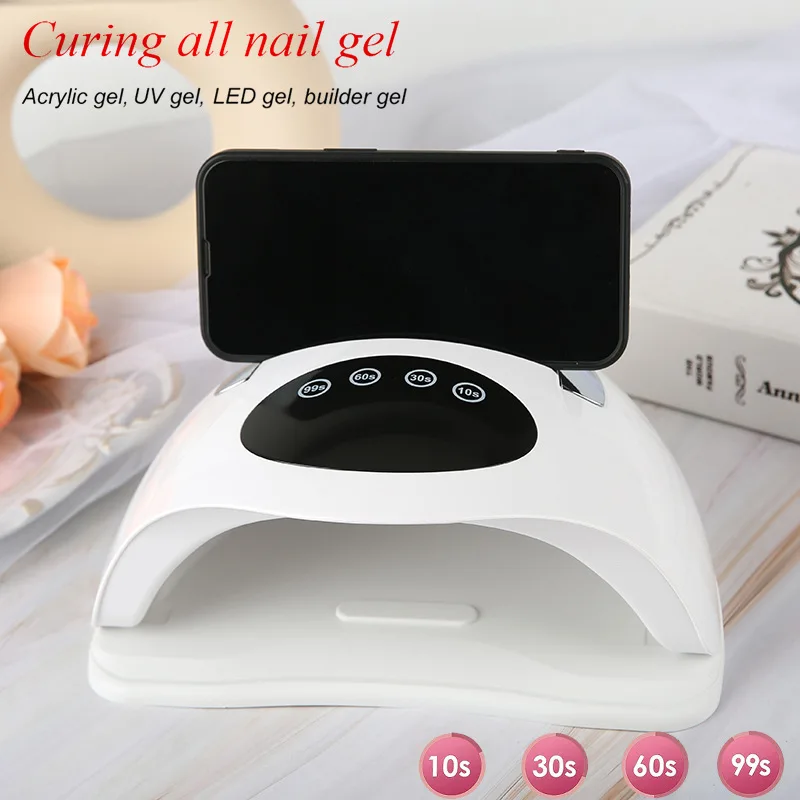 SUNX17MAX 320W Fast 220w Gel Polish Portable Nail Light Professional Nail Dryer UV LED Nail Lamp With Phone Holder