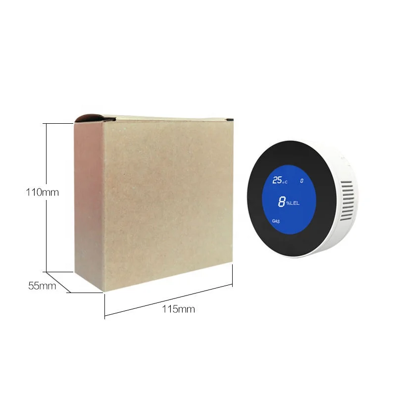Upgraded tuya wifi multi-gas sensor natural propane lpg gas leakage detector IOT smart wireless home alarm portable gas detector