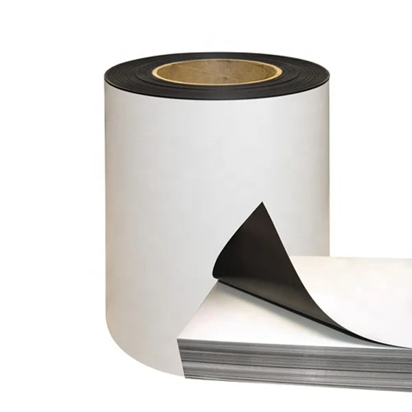 custom 03mm pvc high energy arrival competitive price flexible  a4 magnet strip sheet with adhesive