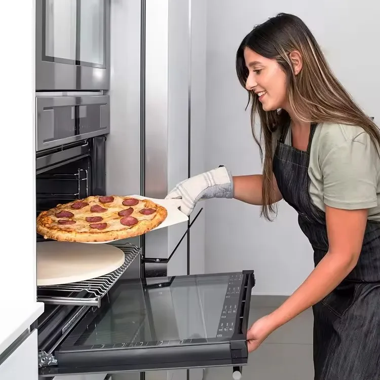 Baking Refractory Cordierite Pizza Stone Oven grill pan for Restaurant Home Kitchen