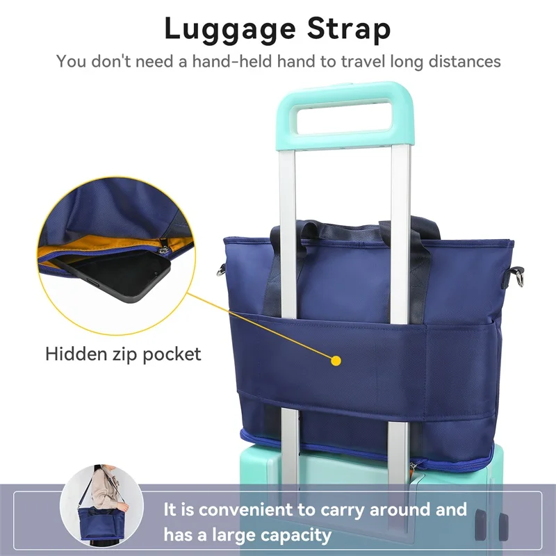 Factory direct sales compressible travel handbag Crossbody Sling Tote bags for women