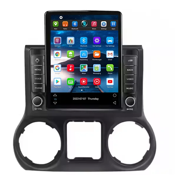 Android 13 8+128G car dvd player For JEEP WRANGLER 2011-2014 IPS DSP car-play 360 camera car stereo auto video audio system