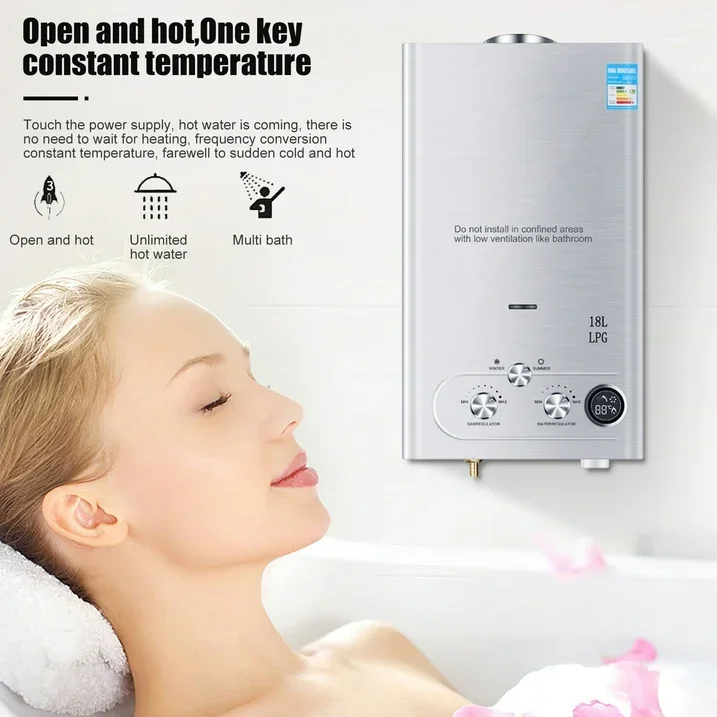 18 L/min Propane LPG Instant Water Heater Water Heater Boiler Water