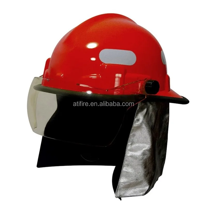 ATI-FIRE Wholesale EN443 EN397 Firefighter Helmet Fireproof for Firefighting Fireman Head Full Protection suit Fire fighting