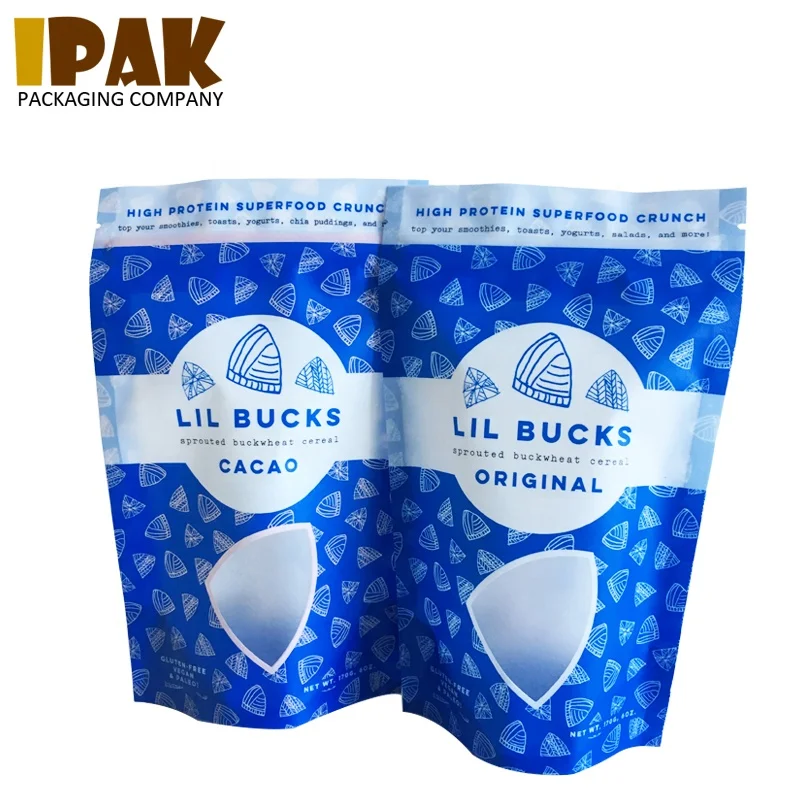 Custom Coconut Packaging Bag Dried Fruit Mango Banana Chips Snacks Aluminum Foil Food Stand Bag With Zipper Paper Bags