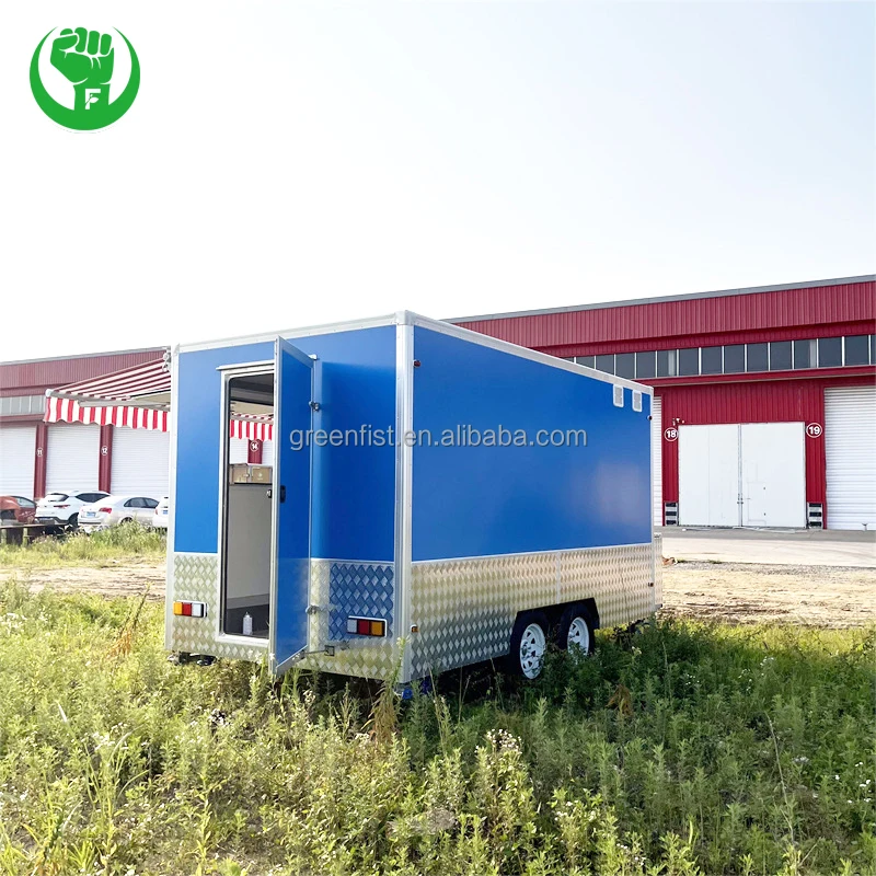 food truck with bbq smoker fried chicken food trailer manufacturer shawarma food cart
