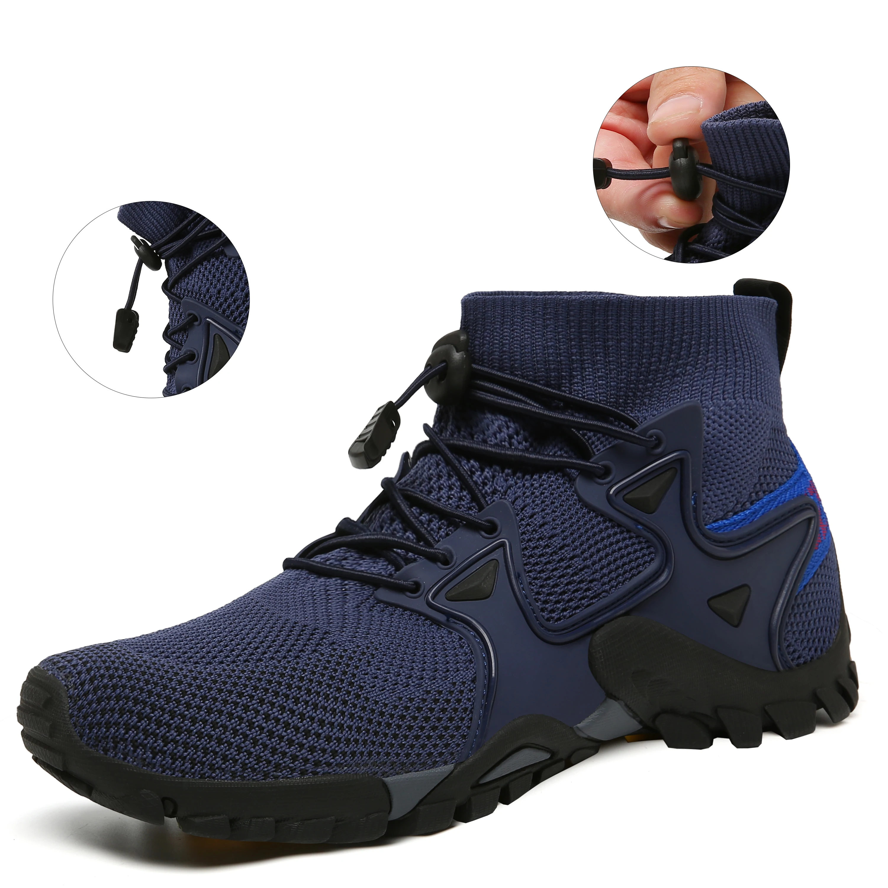 Outdoor Trail Running Shoes Men Flat Sole Athletic Training Shoes Climbing Hiking Shoes