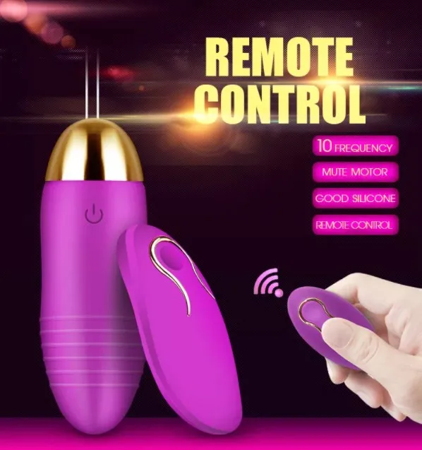 Waterproof Silicone Rechargeable Remote Wireless Eggs Vibrator For Women & Couples