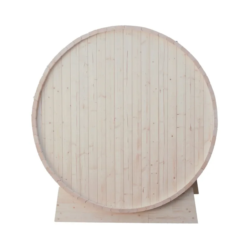 4-6persons Finnish spruce wood/pine/hemlock/red cedar outdoor traditional barrel sauna