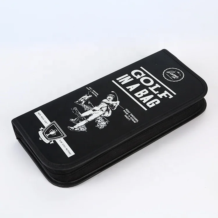 Indoor Mini Golf Putter Set Portable Wooden Golf Gift Set With Foldable Golf Club