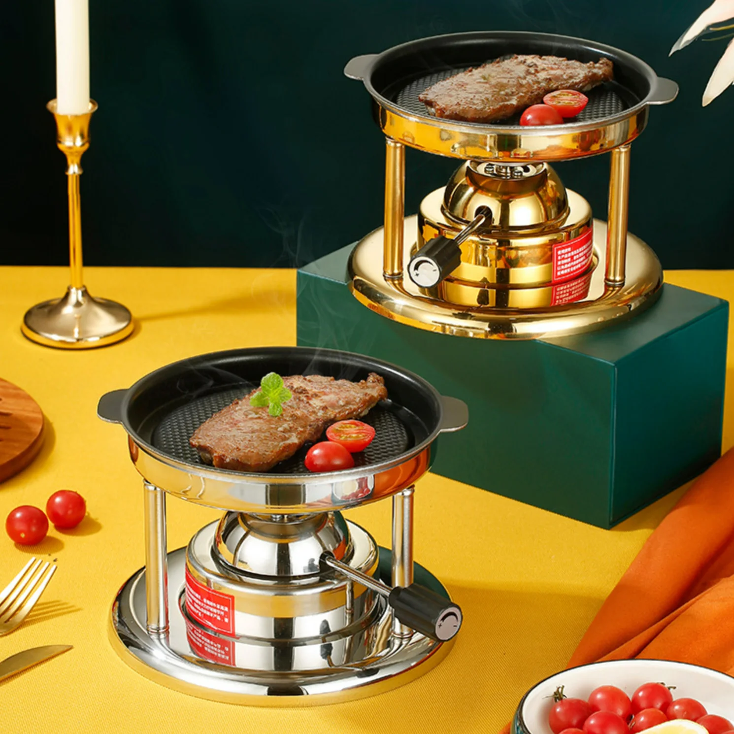 Hot Sale One Person Restaurant Korean Barbecue Grill / Gas Mini Barbecue Grill