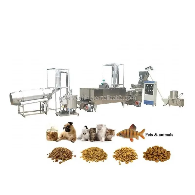 Aquatic Animals Food Press 60-80 Kg/h Hot Sale Floating Fish Meal Machine Factory Pet Feed Extruder for