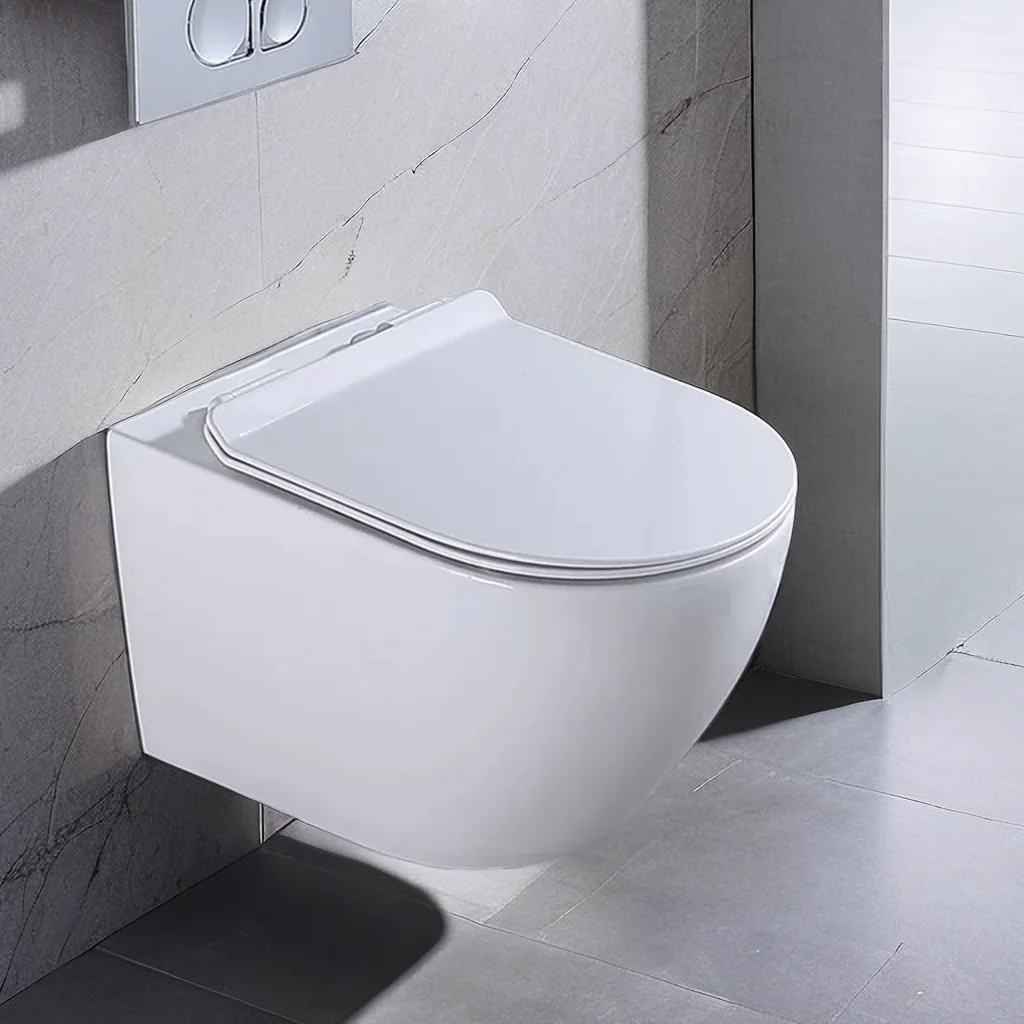 european toilet Rimless bathroom  ceramic wall hang toilet wall mounted toilette suspendue wall hung toilet